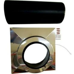 WOLF Schachtabdeckung A ES DN 160 Mit Mündungsrohr PP-UV