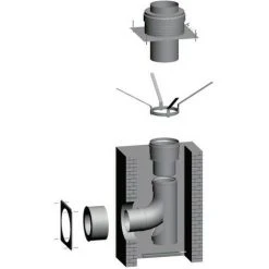 WOLF Schachtbausatz C33x DN 160/200, 2651465