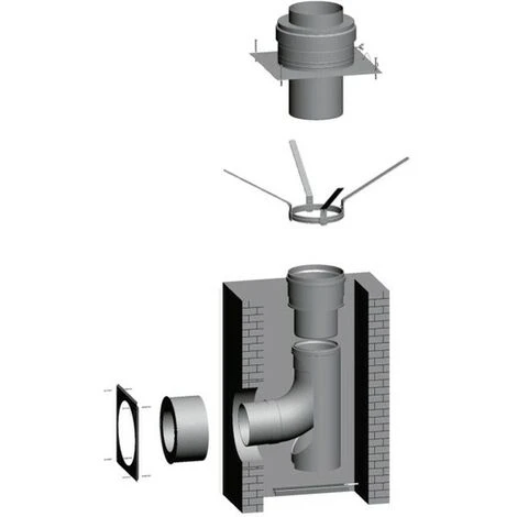 WOLF Schachtbausatz C33x DN 160/200, 2651465 1 WOLF Schachtbausatz C33x DN 160/200, 2651465