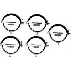 WOLF Abstandsschelle DN 125 F L/Abgasr. 1 Satz = 5 Stück