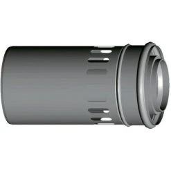 WOLF Luft-Abgasrohr Länge 250mm, Weiß DN 125/80, 2651473