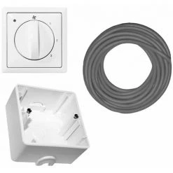 WOLF Anschluss-Set CWL Mit 4-Stufenschalter, Aufputz-Gehäuse Und Anschlusskabel - 2744518Z01