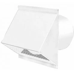 WOLF Wandhaube DN 125 - Farbe Weiß - 2575809