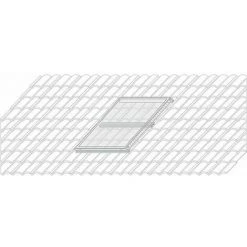 WOLF AluPlus Schneelast-Erweiterung Aufdach Hochkant - Falz-Ziegel - Für 2 Kollektoren TopSon F3-1 / CFK-1 - 7701672