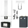 WOLF CGB-2 24 KW Gasbrennwert-Heizungspaket Mit Bedienmodul BM-2 In Weiß Und Verrohrungsgruppe Heizkreis