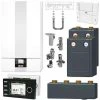 WOLF CGB-2 24 KW Gasbrennwert-Heizungspaket Mit Bedienmodul BM-2 In Weiß Und Verrohrungsgruppen Heiz- & Mischkreis