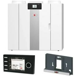 WOLF Paket CWL-2-400 Inkl. Bedienmodul BM-2 Und Wandsockel - Mit Wärmerückgewinnung - 4/0 R