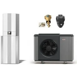 WOLF Wärmepumpen-Center-Paket CHC-Monoblock 07/300-50S Inklusive CHA07/400V, Warmwasserspeicher, Trennpufferspeicher, Bedienmodul + Zubehör - 9146847W02
