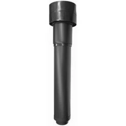 WOLF Dachdurchführung DN 125 Isoliert, Länge 1.159 Mm - Farbe Schwarz