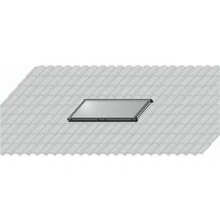 WOLF AluPlus Aufdach-Montage-Set Quer - Biber - Für 1 Kollektor TopSon F3-1Q - 7701600