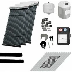 WOLF Solaranlage Mit 3 Stk. CRK Kollektoren, SM2-2 Regelung Und Zubehör Zur Solaren Nachrüstung - 2484854F47