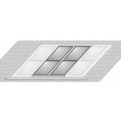 WOLF 2er Erweiterungssatz Für Indach-Montage-Set Zweireihig - Falz-Ziegel - Für 4 Kollektoren TopSon F3-1 - 2484024