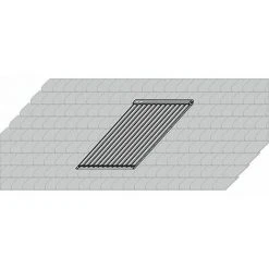 WOLF Erweiterungs-Aufdach-Montage-Set - Schiefer - Für 1 Kollektor CRK-12 - 7701613