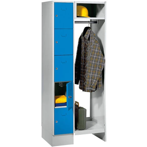 Wolf Schließfachgarderoben-System - 5 Abteile Links, 5 Kleiderbügel - 5 Wolf Schließfachgarderoben-System - 5 Abteile Links, 5 Kleiderbügel - – Bild 5