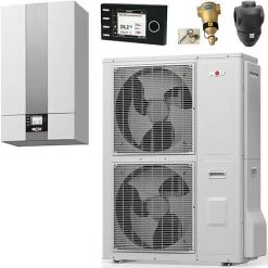 WOLF Split Luft/Wasser-Wärmepumpen-Paket BWL-1S-14/400V Mit Bedienmodul Und Zubehör - 9146524W01