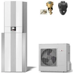WOLF Wärmepumpencenter-Paket CHC-Split 05/300 Inklusive BWL-1S-05/230V, Warmwasserspeicher, Bedienmodul + Zubehör - 9146667W01