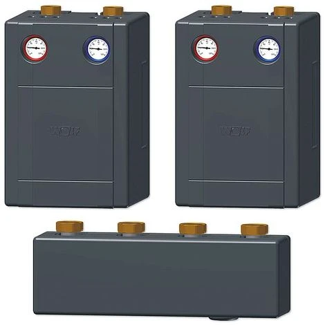 WOLF Paket Verrohrungsgruppen Für Heiz- Bzw. Mischerkreise Mit Verteilerbalken 1 WOLF Paket Verrohrungsgruppen Für Heiz- Bzw. Mischerkreise Mit Verteilerbalken