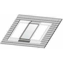 WOLF Indach-Montage-Set - Falz-Ziegel - Zur Erweiterung Um 1 Kollektor TopSon F3-1 / CFK-1 - 2485045